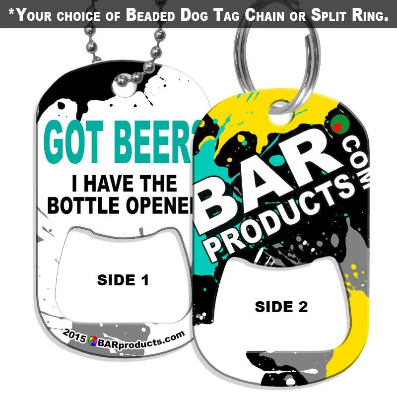 Best Pirce ⭐ Bars 🐶 Dog Tag Bottle Opener - BPC Promo - Got Beer? 🔔 1 Best Pirce ⭐ Bars 🐶 Dog Tag Bottle Opener - BPC Promo - Got Beer? 🔔