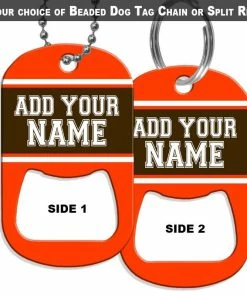 Hot Sale โ๏ธ Bars Add Your Name - ๐ถ Dog Tag Openers - Sports Teams (Several Team Color Options) ๐ 18 Hot Sale โ๏ธ Bars Add Your Name - ๐ถ Dog Tag Openers - Sports Teams (Several Team Color Options) ๐ -Bars Sales Shop dog tag opener brn 800x