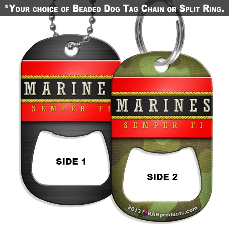 Buy ✨ Bars 🦮 Dog Tag Bottle Opener - Military Line - Marines 👍 1 Buy ✨ Bars 🦮 Dog Tag Bottle Opener - Military Line - Marines 👍