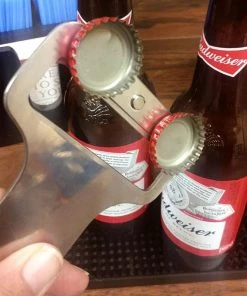 Budget 💯 Bars BarConic® 🔨 Hammerhead Double Opener With Cap Catcher Magnets And V-Rod 🔥 -Bars Sales Shop double bottle magnet800a 800x