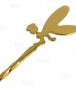 Brand new 🛒 Bars BarConic® Cocktail Fairy Bar Spoon - Gold Plated - 30cm ⌛ -Bars Sales Shop fairy tip gold bar spoon bpc 3 800x