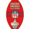 Brand new ⌛ Bars Fantasy Football League Champion Football Shaped Wall Bottle Opener 😀