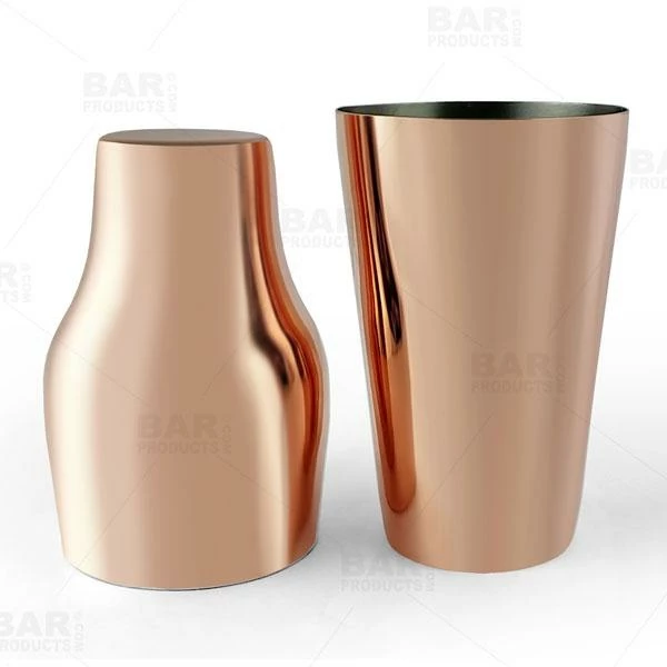 Top 10 🌟 Bars BarConic® French Style Copper Plated Cocktail Shaker (2 Piece) - 20 Ounce 🤩 4 Top 10 🌟 Bars BarConic® French Style Copper Plated Cocktail Shaker (2 Piece) - 20 Ounce 🤩 - Image 4