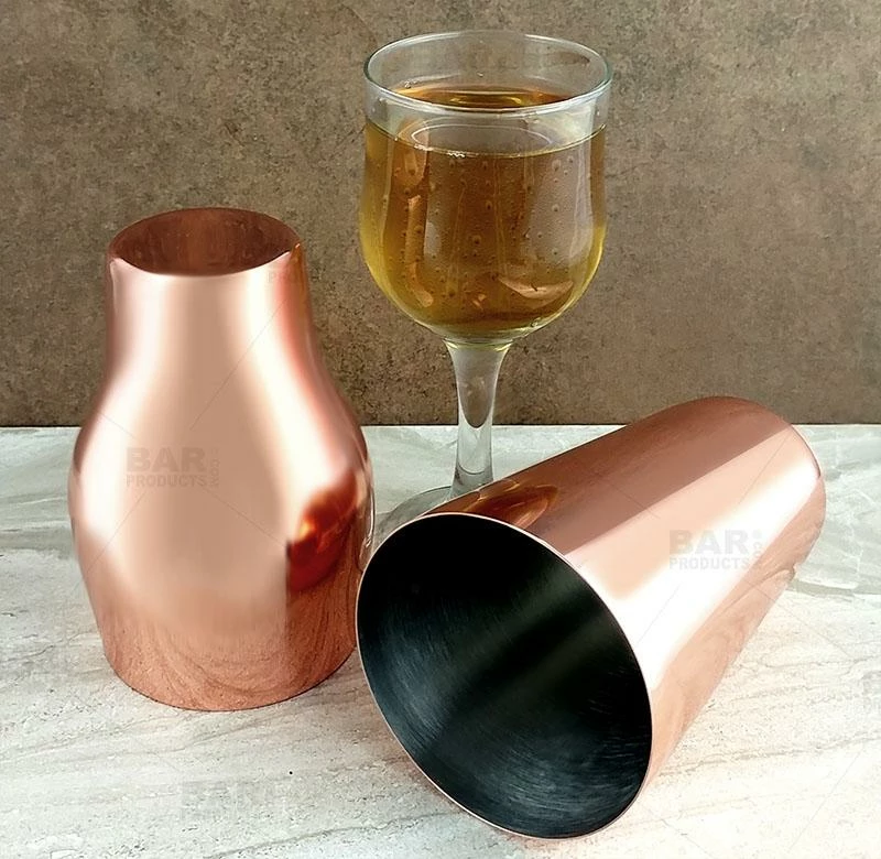 Top 10 🌟 Bars BarConic® French Style Copper Plated Cocktail Shaker (2 Piece) - 20 Ounce 🤩 3 Top 10 🌟 Bars BarConic® French Style Copper Plated Cocktail Shaker (2 Piece) - 20 Ounce 🤩 - Image 3