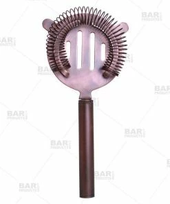 Discount ❤️ Bars BarConic® Copper Hawthorne Strainer With Antique Finish 🛒 -Bars Sales Shop front view antique finsihed howthrone 800x