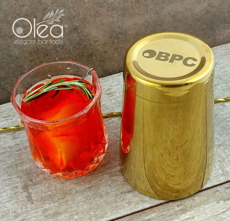 Brand new 🎁 Bars Olea™ 16oz Weighted Cocktail Shaker - Gold Plated 😉 2 Brand new 🎁 Bars Olea™ 16oz Weighted Cocktail Shaker - Gold Plated 😉 - Image 2