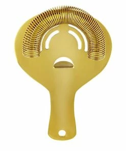 Outlet 🛒 Bars Olea™ Gold Plated Hawthorne Cocktail Strainer 💯