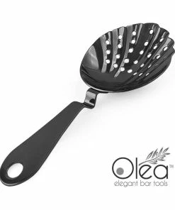 Wholesale 😉 Bars Olea™ Shell Julep Cocktail Strainer (Gunmetal Plated) ✔️