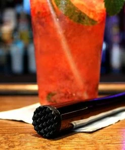 Best reviews of ✔️ Bars BarConic® Gun Metal Muddler - Slim With Black Tenderizer Head 👏 -Bars Sales Shop gunmetal muddler bs 5 800x