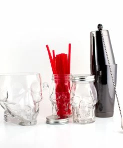 Coupon 🔔 Bars Skull Cocktail Set - Gun Metal 🔔