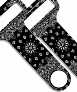 Cheapest 🤩 Bars Black And White Bandana Kolorcoat™ 🔨 HAMMERHEAD™ Bottle Opener 🤩