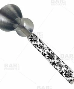 Coupon 👏 Bars Damask Jigger With Printed Handle Design - .75oz X 1.25oz ❤️ -Bars Sales Shop jigger printed handle demask bp 800x