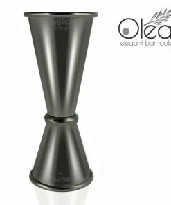 Coupon 🤩 Bars Olea™ Gunmetal Plated Japanese Tall Jigger - (1 1/2oz X 1oz) 🛒