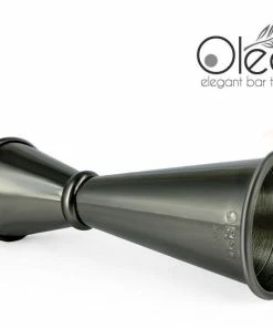 Best Sale 🧨 Bars Olea™ Gunmetal Plated Japanese Tall Jigger - (1oz X 2oz) 🎁 -Bars Sales Shop jigger tall black plated 1x2 4 800x