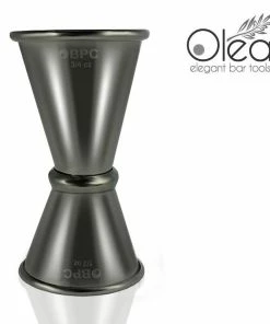 Brand new 😀 Bars Olea™ Gunmetal Plated Japanese Tall Jigger - (1/2oz X 3/4oz) 🔔