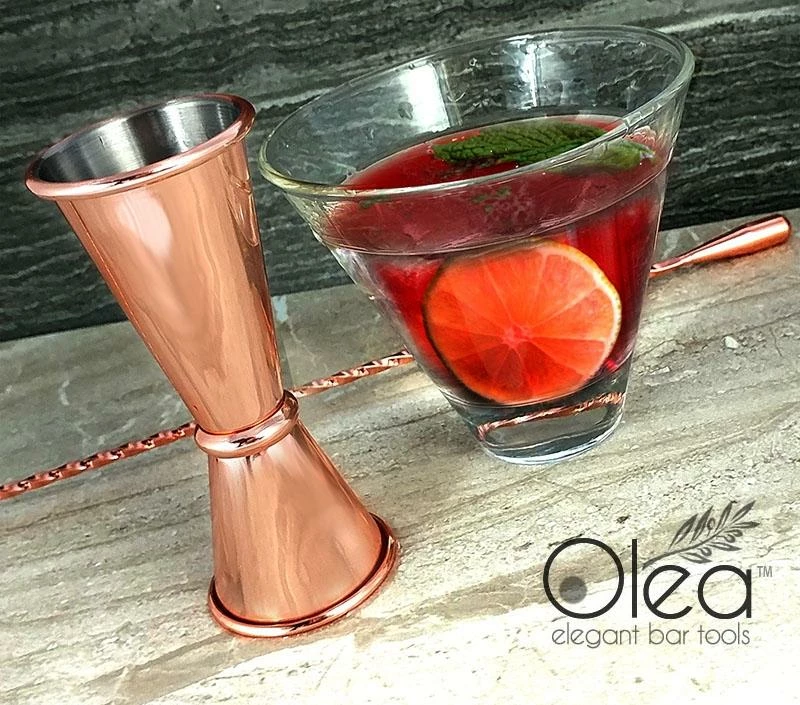 Best deal 🎉 Bars Olea™ Copper Plated Japanese Tall Jigger - (1 1/2oz X 1oz) 🔥 4 Best deal 🎉 Bars Olea™ Copper Plated Japanese Tall Jigger - (1 1/2oz X 1oz) 🔥 - Image 4