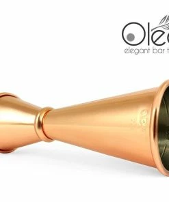 Hot Sale 🔔 Bars Olea™ Copper Plated Japanese Tall Jigger - (1oz X 2oz) 🎁 -Bars Sales Shop jigger tall copper plated 1x2 4 800x