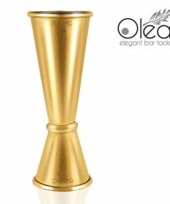 Brand new 🛒 Bars Olea™ Gold Plated Japanese Tall Jigger - (1oz X 2oz) 🧨