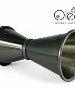 Brand new 😀 Bars Olea™ Gunmetal Plated Japanese Tall Jigger - (1/2oz X 3/4oz) 🔔 -Bars Sales Shop jigger tall gunmetal plated 75x15 4 800x