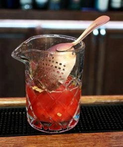 Buy 😉 Bars BarConic® Julep Cocktail Strainer – Antique Finish 😀 -Bars Sales Shop julep strainer copper plated watermelon yarai 800x