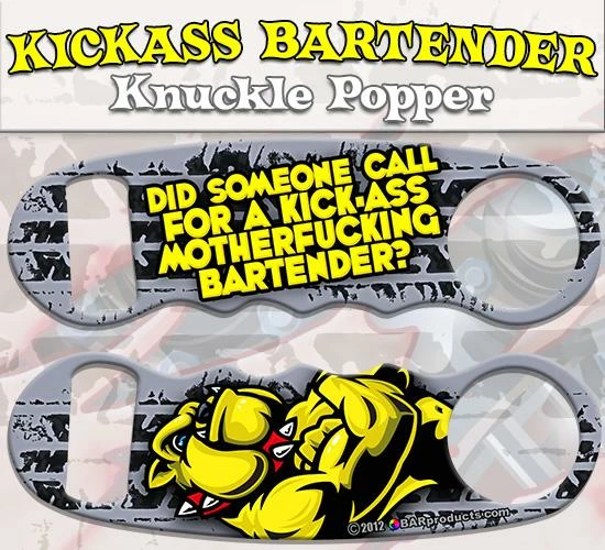 Cheapest 🤩 Bars Kickass Bartender Knuckle Popper Bottle Opener 🎉 1 Cheapest 🤩 Bars Kickass Bartender Knuckle Popper Bottle Opener 🎉