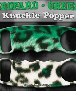 Flash Sale ⌛ Bars Leopard Prints Knuckle Popper Bottle Opener - Color Options 🎁 -Bars Sales Shop kp leo green 800x
