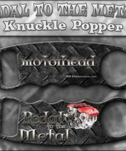 Flash Sale ❤️ Bars Pedal To The Metal Knuckle Popper Bottle Opener 🔔