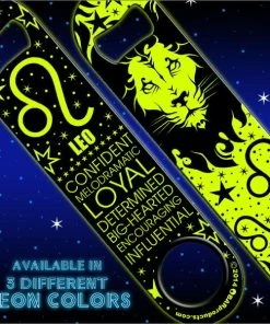 Discount 😍 Bars Zodiac Speed Bottle Opener - NEON LEO 🥰 -Bars Sales Shop leo neon speed opener yellow1 800x