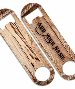 Best Pirce 💯 Bars Add Your Name - Skinny Mini Bottle Opener - Drift Wood 👍