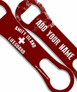 Buy 🛒 Bars ADD YOUR NAME V-Rod® Bottle Opener – Amity Island Lifeguard 😉