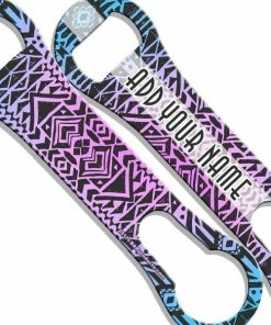 Top 10 ⭐ Bars ADD YOUR NAME V-Rod® Bottle Opener – Boho Aztec 👍 -Bars Sales Shop lg op vr ayn boho v rod template exact boho aztec purple blue 800x