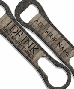 Best deal 🎉 Bars ADD YOUR NAME V-Rod® Bottle Opener – I Drink 🤩