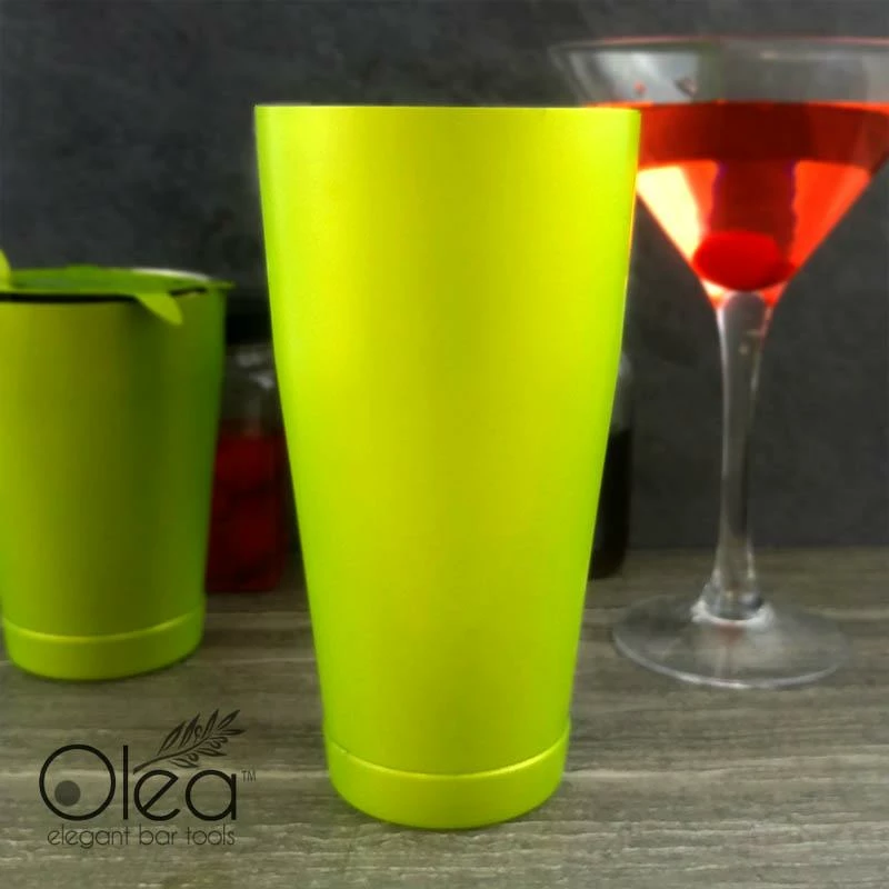 Best Pirce ✨ Bars Olea™ NEON Cocktail Shaker - 28oz Weighted - Metallic Lime Green 👍 2 Best Pirce ✨ Bars Olea™ NEON Cocktail Shaker - 28oz Weighted - Metallic Lime Green 👍 - Image 2