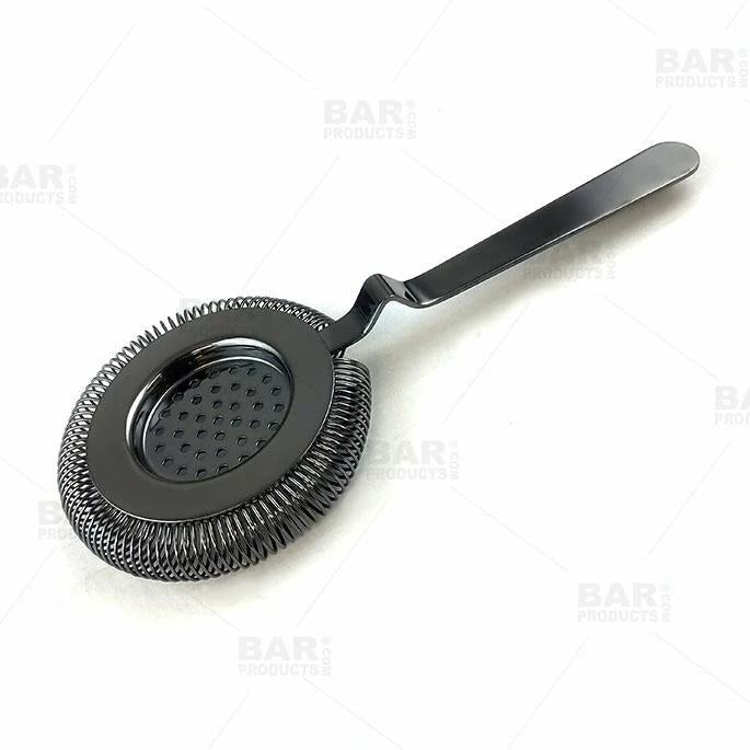 Cheapest ⌛ Bars BarConic® No-Prong Cocktail Strainer W/ Long Handle Ridge - Gunmetal 🌟 4 Cheapest ⌛ Bars BarConic® No-Prong Cocktail Strainer W/ Long Handle Ridge - Gunmetal 🌟 - Image 4