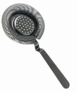 Cheapest ⌛ Bars BarConic® No-Prong Cocktail Strainer W/ Long Handle Ridge - Gunmetal 🌟