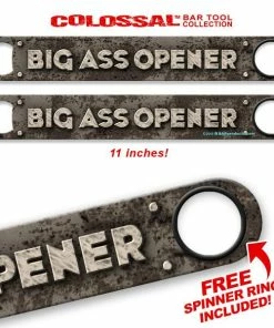Best Sale 🌟 Bars Big A** Opener Kolorcoat™ 11" Long COLOSSAL™ Speed Bottle Opener 🧨
