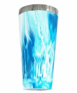 Outlet 🤩 Bars Vinylworks MAKO™ (30oz) Swirl Shakers 🥰 -Bars Sales Shop mako shaker white blue 800x