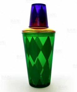 Deals 🎁 Bars Plastic 3-piece Shaker - 16 Oz. - Mardi Gras 🥰