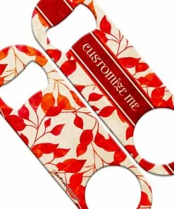 Brand new 😉 Bars CUSTOMIZABLE Speed Bottle Opener - Medium Sized 5 Inch - Autumn Leaves (V2) ⭐