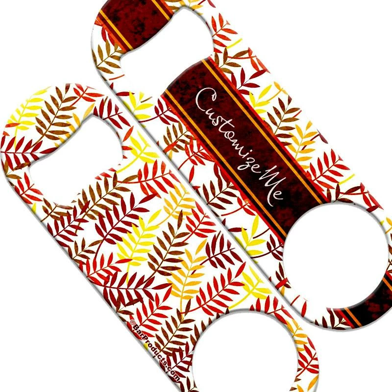 Budget 🥰 Bars CUSTOMIZABLE Speed Bottle Opener - Medium Sized 5 Inch - Autumn Leaves (V5) 🌟 1 Budget 🥰 Bars CUSTOMIZABLE Speed Bottle Opener - Medium Sized 5 Inch - Autumn Leaves (V5) 🌟