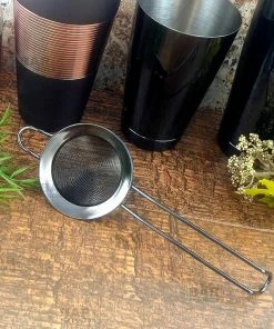 Best Sale ⌛ Bars BarConic® Gunmetal Fine Mesh Strainer ❤️ -Bars Sales Shop mesh strainer gunmetal bpc 6 800x