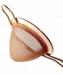 Coupon 😉 Bars BarConic® Strainer - Copper Plated - Fine Mesh ⌛ -Bars Sales Shop mesh strainer copper bpc 800 close up 800x