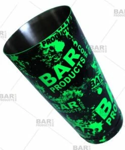 Best deal ❤️ Bars Printed Cocktail Shaker Tin - NEON BPC - 28 Ounce Weighted 🛒 -Bars Sales Shop neon green cocktail shaker bpc web1 bpc 800x
