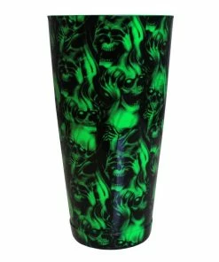 Budget 🔥 Bars Printed Cocktail Shaker Tin - NEON Green EVIL - 28 Ounce Weighted ⌛