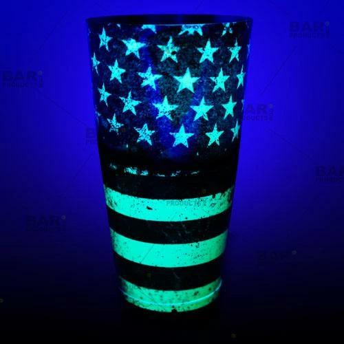 Hot Sale ๐ Bars Printed Cocktail Shaker Tin - NEON US Flag - 28 Ounce Weighted ๐งจ 2 Hot Sale ๐ Bars Printed Cocktail Shaker Tin - NEON US Flag - 28 Ounce Weighted ๐งจ - Image 2