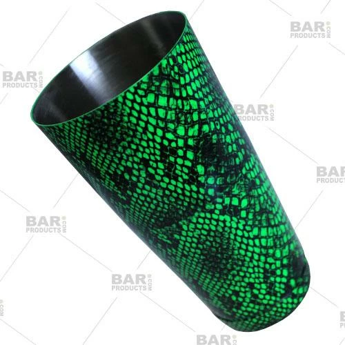 Discount ๐ Bars Printed Cocktail Shaker Tin - NEON Green Snake Skin - 28 Ounce Weighted โจ 3 Discount ๐ Bars Printed Cocktail Shaker Tin - NEON Green Snake Skin - 28 Ounce Weighted โจ - Image 3