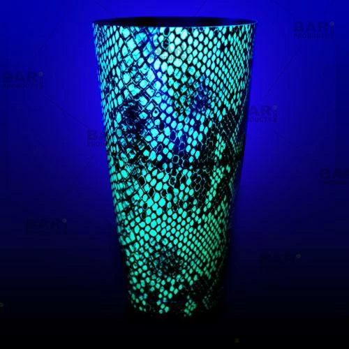 Discount ๐ Bars Printed Cocktail Shaker Tin - NEON Green Snake Skin - 28 Ounce Weighted โจ 2 Discount ๐ Bars Printed Cocktail Shaker Tin - NEON Green Snake Skin - 28 Ounce Weighted โจ - Image 2