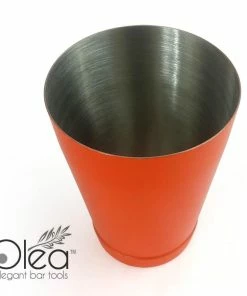 Best Pirce 💯 Bars Olea™ NEON Cocktail Shaker - 16oz Weighted - Metallic Orange ⭐ -Bars Sales Shop neon orange olea 16oz cocktail shaker bpc 1 800x