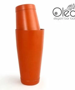 Best Pirce 💯 Bars Olea™ NEON Cocktail Shaker - 16oz Weighted - Metallic Orange ⭐ -Bars Sales Shop neon orange olea 16oz cocktail shaker bpc 3 800x