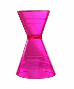 Budget 🌟 Bars Plastic Jiggers With Measuring Lines 😍 -Bars Sales Shop neon pink plastic jigger 800x